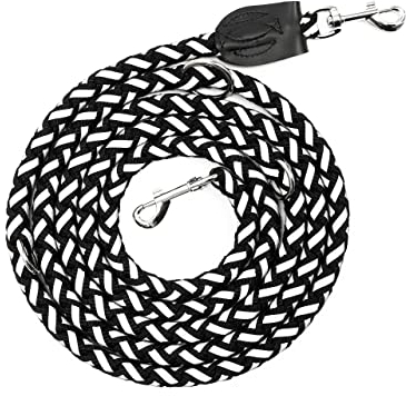 Generisch Premium Hundeleine, reflektierend, geflochten, multifunktionale Doppelleine, 2,5 m lang, 15 mm Durchmesser, für kleine/mittlere/große Hunde, extra reißfest, aus Nylon
