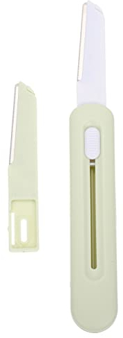 FOMIYES 1satz Augenbrauenrasierer Aus Edelstahl Mit Wechselkopf Tragbarer Trimmer Für Augenbrauen Bikinizone Und Gesichtshaarentfernung Ergonomisch Und Langlebig Für Präzise