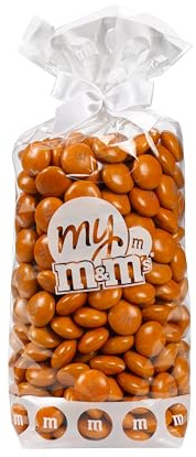M&M'S COLLECTION Choco - Bonbon Chocolat au Lait Monocouleur - Sachet 300g Orange - Idéal pour DIY, Pâques, Anniversaire, Nouvel An & Buffet de Bonbons