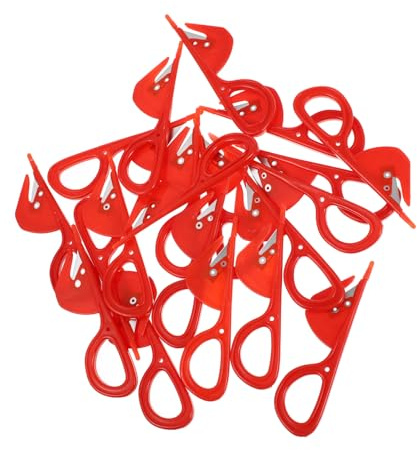 Zerodeko 20 Pièces Ouvre-Saucisse Ouvre-Coquillages Ouvre-Intestin De Volaille Couteaux D'Intestin Outils De Barbecue Nettoyeur De Crevettes De Palourde Outils D'Ouverture De Volaille