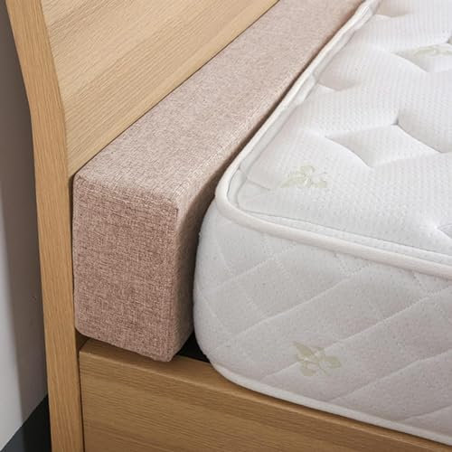 ENHEN Matratzenverlängerung Beige Bettlücke Füllwandwand für Schlafsaalzimmer, Rechteck Kopfteil Fußboard, Single/Double/Queen/Königsbettwächter Matratze Extender (Size : 38x3x3/97x8x8cm)