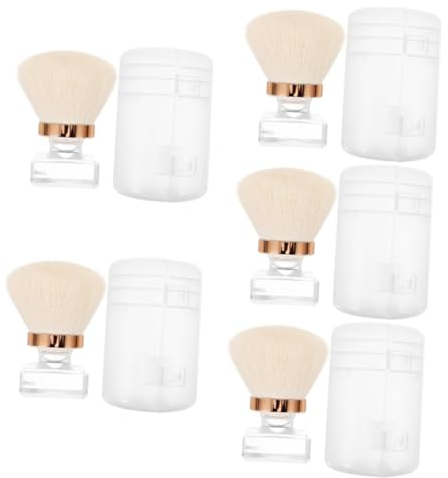 FRCOLOR 5stücke Nail Brush Für Fingernägel Und Zehennägel Sanfte Borsten Für Gründliche Reinigung Leicht Und Tragbar Für Unterwegs Mit Transparentem Behälter