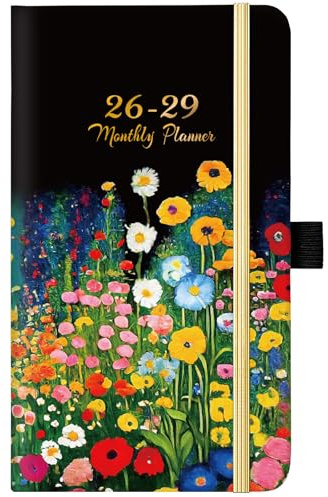 Pocket Calendar 2026-2029 - 3-Year Monthly Pocket Calendar from July 2026-June 2029, 6.4 x 3.8, 2026-2028 Pockets Calendars for Purse, Monthly Planner with Bookmark