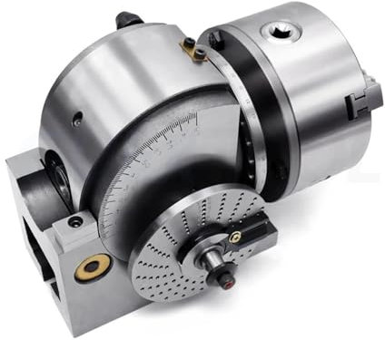 CIJIAOPOYU Fresadora de Mandril de Tres mordazas Máquinas Herramienta con Cabezal indexador Mesa giratoria Mesa indexadora Universal Tipo rotativo Tipo Vertical Tipo Horizontal