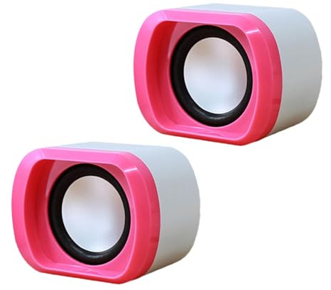 Qkbuza Altoparlanti per PC alimentati tramite USB, altoparlante multimediale portatile - Altoparlante USB con versatilità multimediale con qualità audio chiara