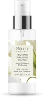 Silium - Perfume para el cabello hidratante y fortalecedor - Musgo blanco & Tuberosa - 50 ml