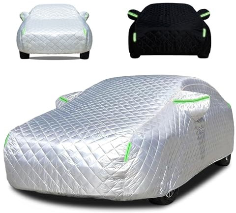 XMYAN Hail Protector Car Cover Truck for 𝖩aguar XK(XK8)(1996-2014), Padded Car Covers Heavy Duty Waterproof Truck SUV/Sedan Protector with Reflective Strips, All Weather(Silver)