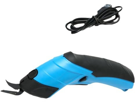 Forbici elettriche senza fili per tessuti USB Ricarica taglierina per tessuti Forbici da sarto elettriche per tagliare carta in tessuto
