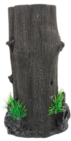 TOYANDONA Ornement d Aquarium Forme de Racine d Arbre Artificiel pour Aquarium à Tortues avec Cachette pour Poissons Résine
