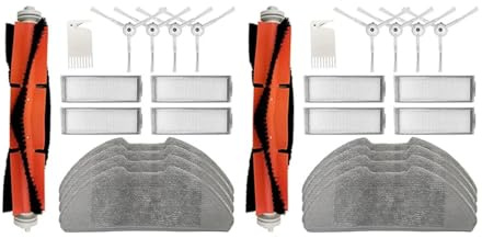 WKFBIFLY Compatible With Xiaomi Mi Robot Vacuum Mop 2 Pro Accessories Set, Main Brush,Cleaning Cloths,Hepa Filter,Side