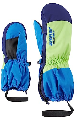 Ziener Kinder LEVI Ski-Handschuhe/Wintersport | wasserdicht atmungsaktiv, persian blue, 92cm