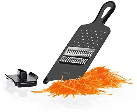 Lurch 220299 - Affettatrice per verdure Julienne a strisce, in plastica, nero, argento