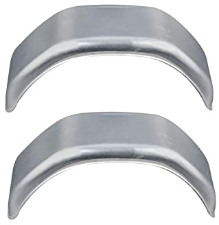 Kotflügel 2 Stück Metall eckig 13 Zoll Metall-Schutzblech Anhänger Kotflügel