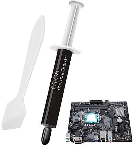 Wenmin Pasta Térmica | Pasta Calor CTG8 Alta conductividad térmica 1G/2G/4G - Grasa Térmica Larga Durabilidad, Fácil Aplicar, Pastas Térmicas para Disipadores, Consolas