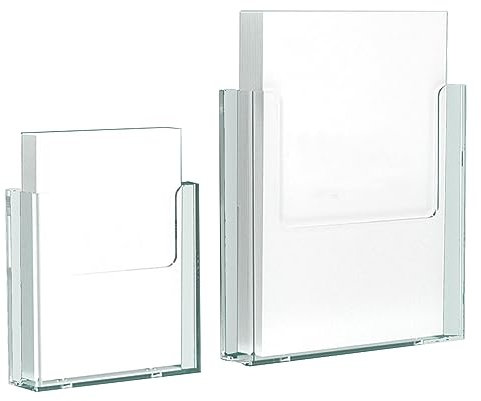 Regale & Displays Wandhalterung Transparenter Zeitschriftenständer, A4-A5 Buchständer Wandhalterung Magnetisch, Informationsständer für Papiere Flyer Broschüren Planer Zeitschriften (Size : A4-Stick