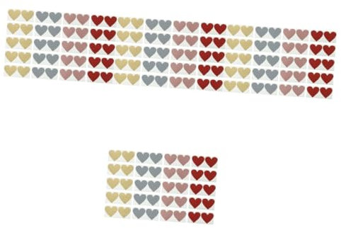 NUOBESTY 80blätter Herzförmige Scratch-off Aufkleber Für Labels Selbstklebende Etiketten Und Roségold Für Überraschungskarten Einladungen Und Spiele Für Partys Und Anlässe