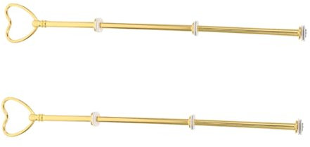 Holibanna 2piezas Brochetas Multicapa para Bodas Soporte para Pasteles Dorado Bandeja De Refrigerios para Fiestas