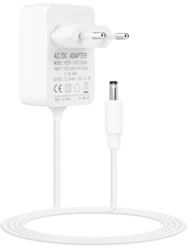 Alimentatore di rete da 15 W per Dot (3ª-5ª gen), Echo Show (3ª-4ª gen), Dot Kids Edition, Echo Spot, Pop, Fire TV Cube, caricatore 12 V 1.25 A