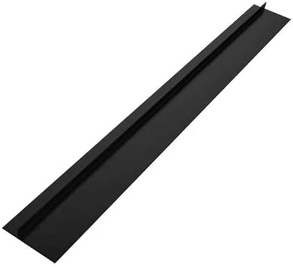 Joint d'étanchéité en silicone résistant à la chaleur pour cuisinière et meubles – Noir en forme de T (1 couverture) – 53,3 cm
