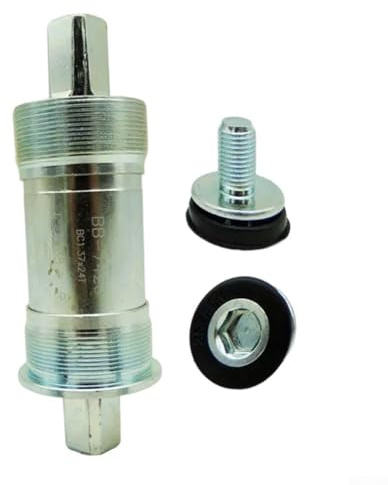 babominimer Pedalier de carretera de 68 x 113 mm, rodamiento sellado cuadrado, eje cónico, aleación BB con tornillos impermeables, pieza de repuesto duradera compatible con bielas de ciclismo