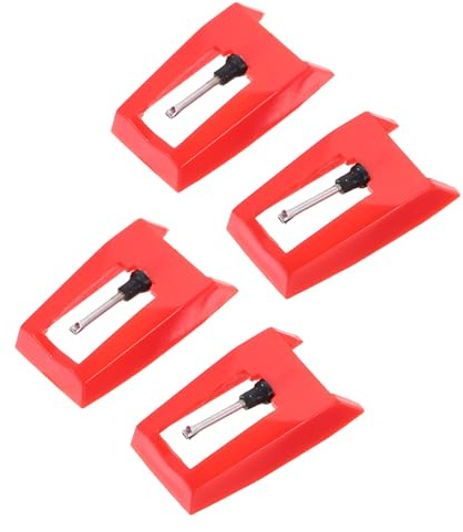 Alipis 4 pezzi Puntin Ricambio per Giradischi Aghi Stilo per Grammofoni e Lettori Vinile Accessori Sostitutivi Resistenti Qualità per Fonografi
