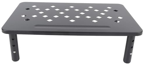 Luqeeg Support Surélevé pour Écran d'Ordinateur, Support Surélevé Réglable pour Imprimante de Bureau avec un Design Unique en Forme de Trèfle pour Bureau, Sol, Moquette, Maison