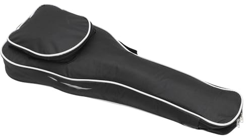 Homoyoyo 26 Zoll Ukulelletasche mit 1cm Schwammpolsterung Oxford Gewebe Gepolsterte Gitarrentasche Wasserabweisend Tragetasche für Ukulele und Kleine Gitarren