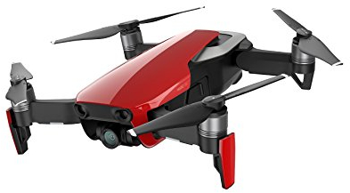 DJI Mavic Air Fly More Combo - Drohne mit 4K Full-HD Videokamera inkl. Fernsteuerung I 32 Megapixel Bilderqualität und bis 4 km Reichweite - Rot