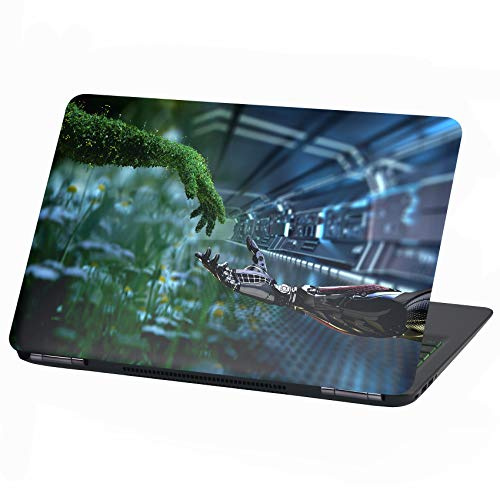 Laptop Folie Cover: Strange Klebefolie Notebook Aufkleber Schutzhülle selbstklebend Vinyl Skin Sticker (15 Zoll, LP8 Green Technology)