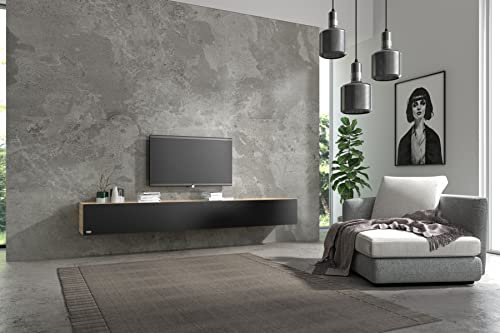 Wuun® TV-Lowboard Somero I 100cm bis 360cm I TV-Schrank & Hängeschrank für Wohnzimmer I Verschiedene Varianten