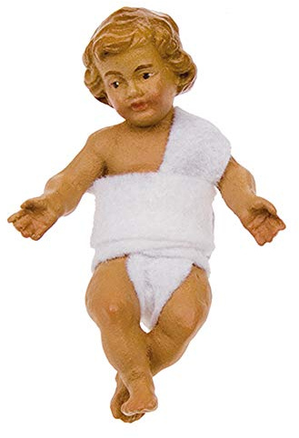 Fritz Cox RuCo Krippenfiguren | Heilige Familie | bewegliche Ankleidekrippe | für eine 22cm Krippe | Handarbeit Made in Germany (Jesuskind)