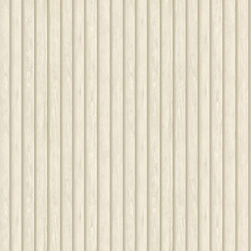 Natural Wooden Slat Wallpaper Wood Effect Modern Contemporary Feature Wall Bedroom Kitchen