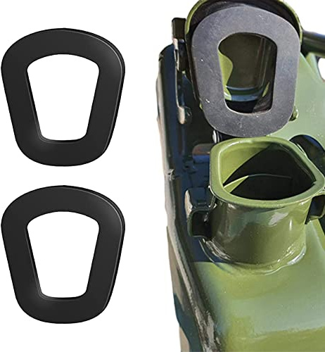 Lot de 2 joints de jerrican en caoutchouc, joints de jerrican universels, joints de bec de canette de carburant en caoutchouc, joint de rechange pour canettes de carburant OTAN de 5 L, 10 L, 20 L