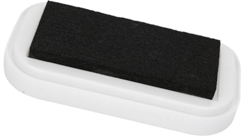 DIY Stempelkissen, Stempelkissen Tinte + Schwamm + Kunststoff, Umweltfreundliche Materialien (BD-282 reines Schwarz)