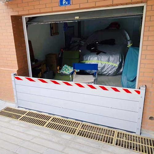 Hochwasserschutz, Hochwasserschutz bei türen, Hochwasserschutz für türen, Aluminium Hochwasserschutz barriere, Geeignet FüR Garageneinfahrten, DurchgäNge, StraßEn Usw(100cm(3.3ft))