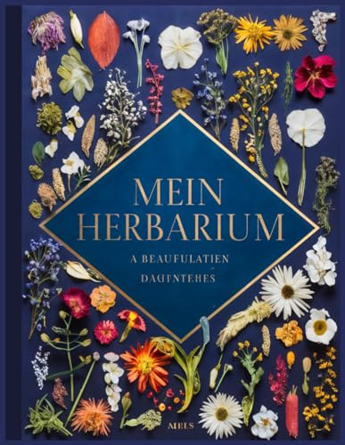Mein Herbarium: sammelalbum zur Pflanzenbestimmung - 120 Seiten,Leer Buch zur Pflanzen Aufbewahrung - Getrockneten Blättern und Blüten
