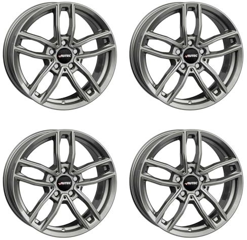 4x jantes en aluminium Autec MERCADOR 8.0x18 ET38 5x112 Titansilber