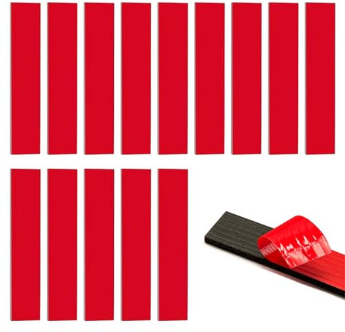 Fogcosy 15 Pcs Number Plate Sticky pads - Double Sided Sticky Foam Pads, Adhesive Mounting Tapes, Extra Strong Double Sided Adhesive Pads for Number Plates, License Plates, Car