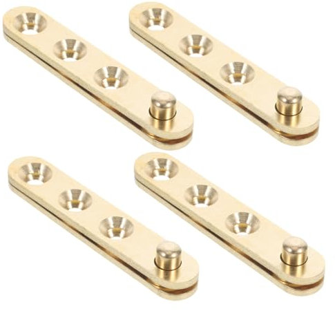 Tofficu 8pezzi Cerniere per Porte Piccole Cerniere per Ante di Mobili da Cucina Rotanti Pivot per Porte Nascoste Pivot Nascoste per Accessori Ferramenta