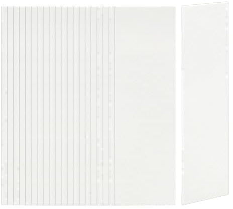 BENECREAT 20 Stück Löschpapier 100x30mm Weiße Löschblatt Nachfüllblätter Zum Entfernen von Tinte von Der Oberfläche Des Schreibpapiers
