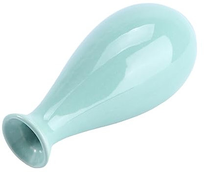 JarróN PequeñO De CeráMica Decorativo para Flores Jarron Azul Ceramica para Oficina Hogar Mesa Escritorio