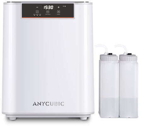 ANYCUBIC 3D-Drucker Wash and Cure 3 Max Station, Waschgröße 300*165*300 mm | Ultragroße 2-in-1-Wasch- und Aushärtungsmaschine für Harz-3D-Druckmodelle, dualer Reinigungsmodus und 50 % Alkoholersparnis