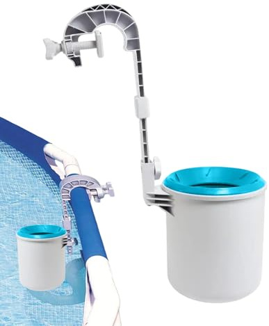Skimmer De Superficie De Pared Deluxe - Catcher De Escombros | Red Skimmer Montada En La Pared | Limpia Piscinas Fuera Skimmer | Skimmer Portátil Para Skimmer Para Hojear
