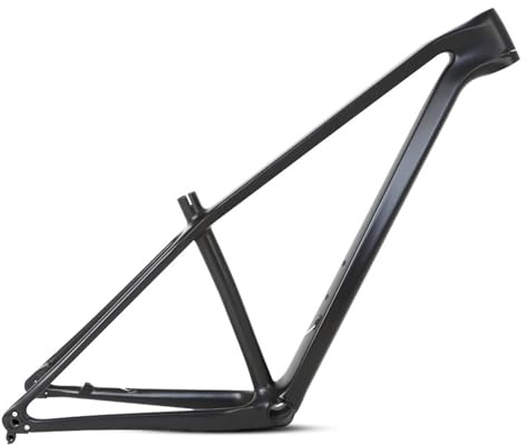 HWEVDHJ 27.5/29 Pouces Hardtail Cadre De VTT Cadre De Vélo De Frein À Disque en Fibre De Carbone 15/17/19 Pouces XC Cadre De Vélo Axe Traversant 12x142mm Boost Routage Interne(27.5 * 15)