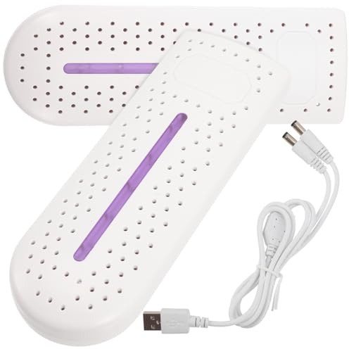 Ciieeo Asciuga Scarpe Elettrico Portatile Funzione e Riscaldamento, Materiale Abs Bianco per Casa e Viaggio Timer Intelligente Stile Casuale