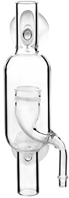 JARDLI Glass Inline CO2 Atomizer Diffuser System for Aquarium Planted Tank (17mm for 16/22mm (5/8 i.d.) Hose)