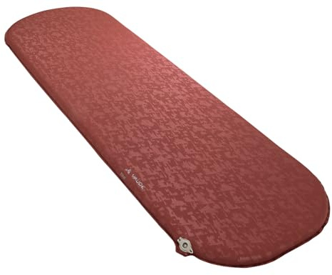 VAUDE Colchoneta Aislante Tour de 3,8 L, Color Rojo y Madera