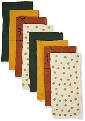 PIPPI Unisex Baby 8er Pack Windeln mit verschiedenen Motiven Badebekleidungsset, Mehrfarbig (Adobe 213), (Herstellergröße:70x70)