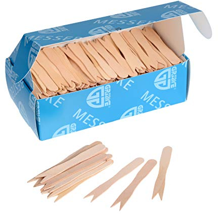 GRÄWE Einwegbesteck - Pommes Frites Gabeln, 85 mm lang, 500 Stück