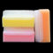 Babybürste Babykopfhaut Massagebürste Baby Cradle Cap Bürste Babybadewäscher Sensorische Bürste und steriler Badeschwamm Doppelseitige Bürste (3 Pcs)